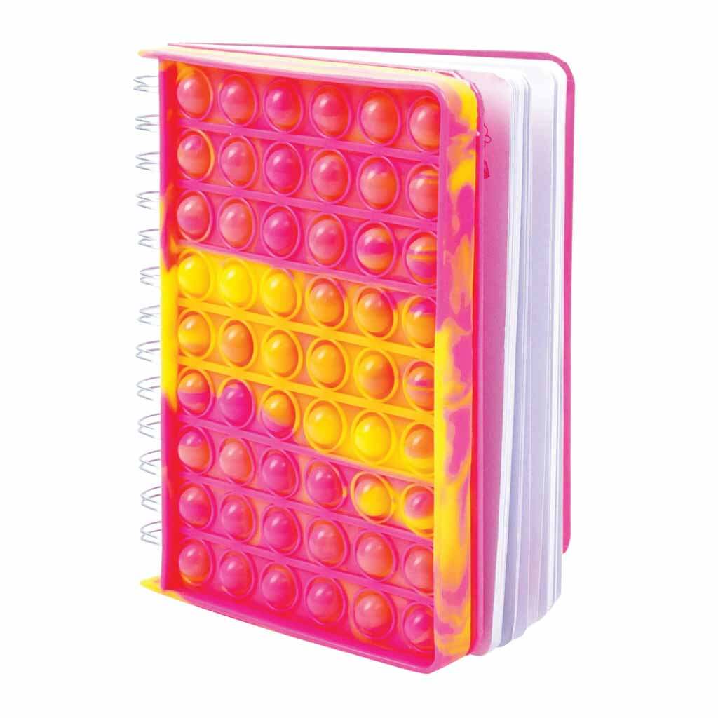 Pop Fidget Pink &amp; Orange Journal