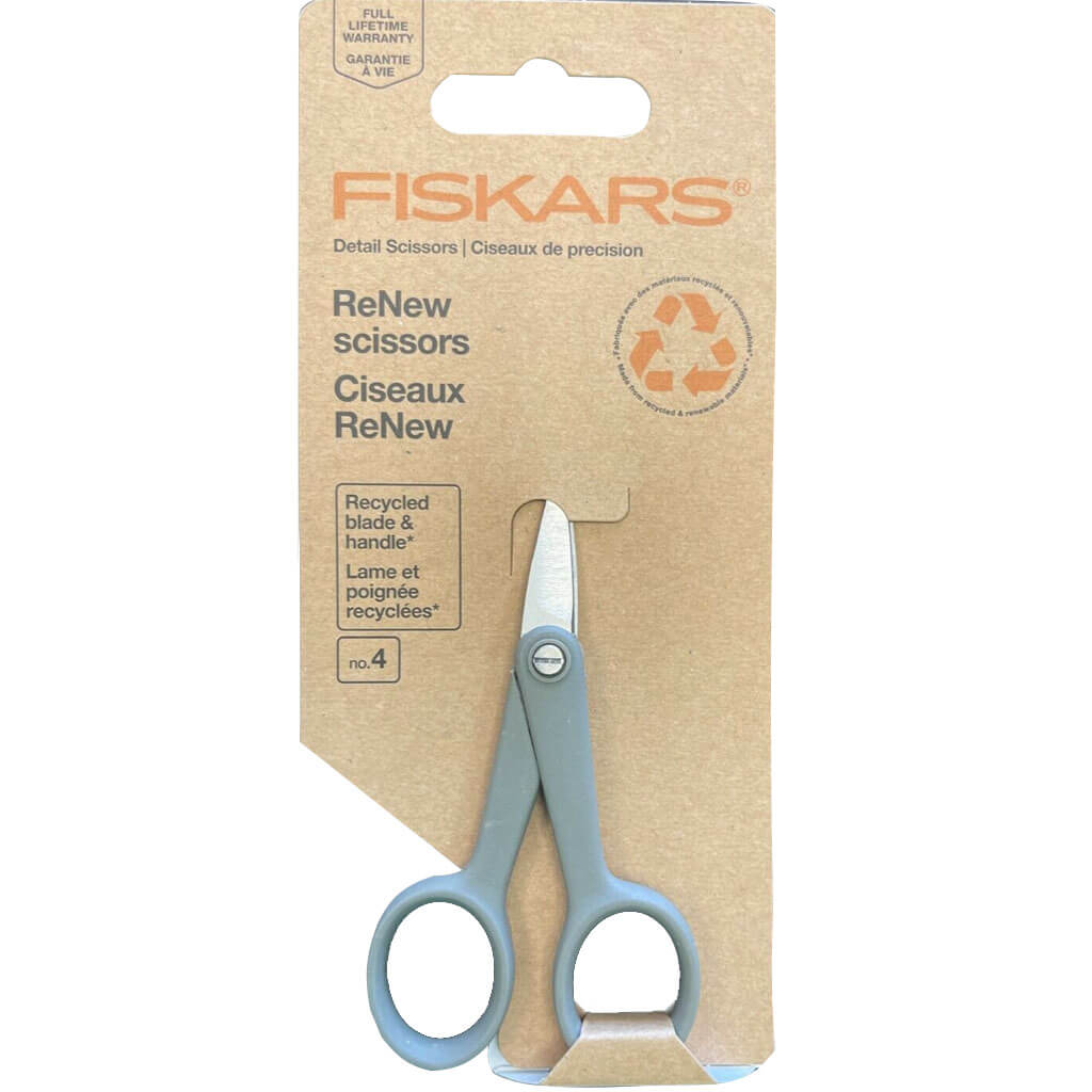 Fiskars ReNew Detail Scissors 4in