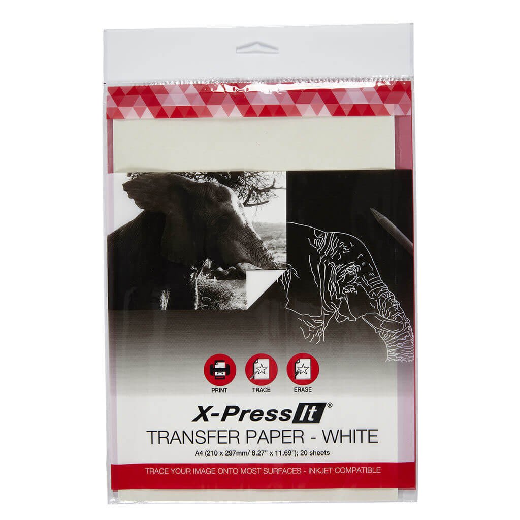 X-Press It Inkjet Printer Transfer Paper White A4 20Sheets