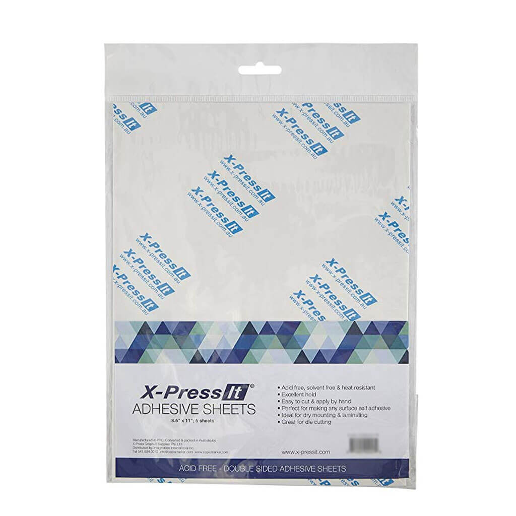 X-Press It Adhesive Sheets 22cm x 28cm 5pcs