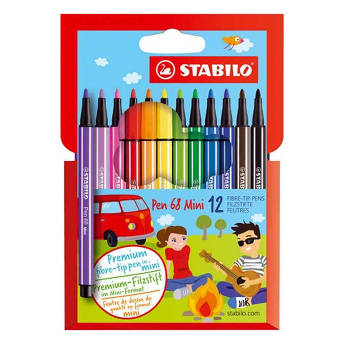 Pen 68 Pen Mini Wallet Set of 12-Color Mini