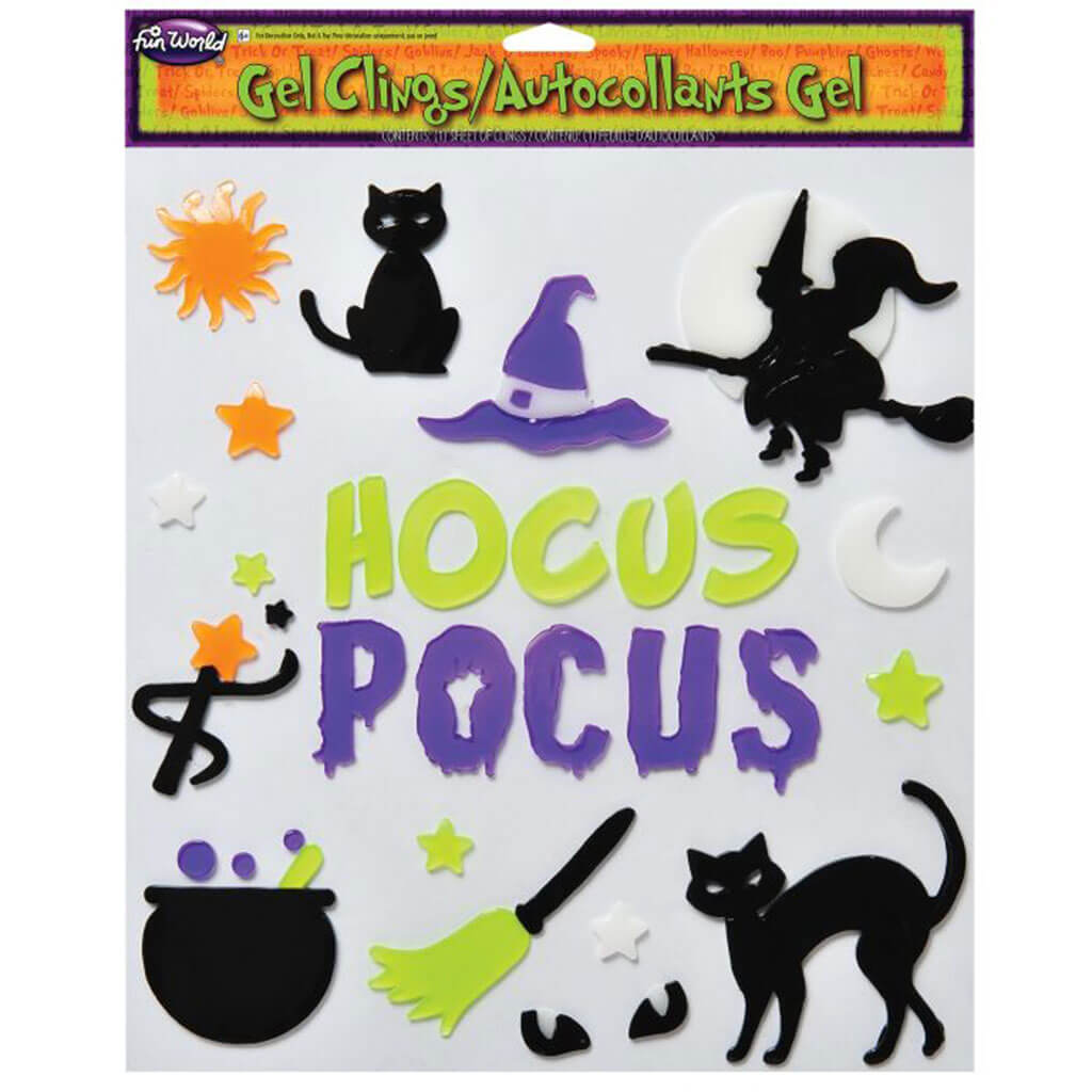 Halloween Window Gel Clings