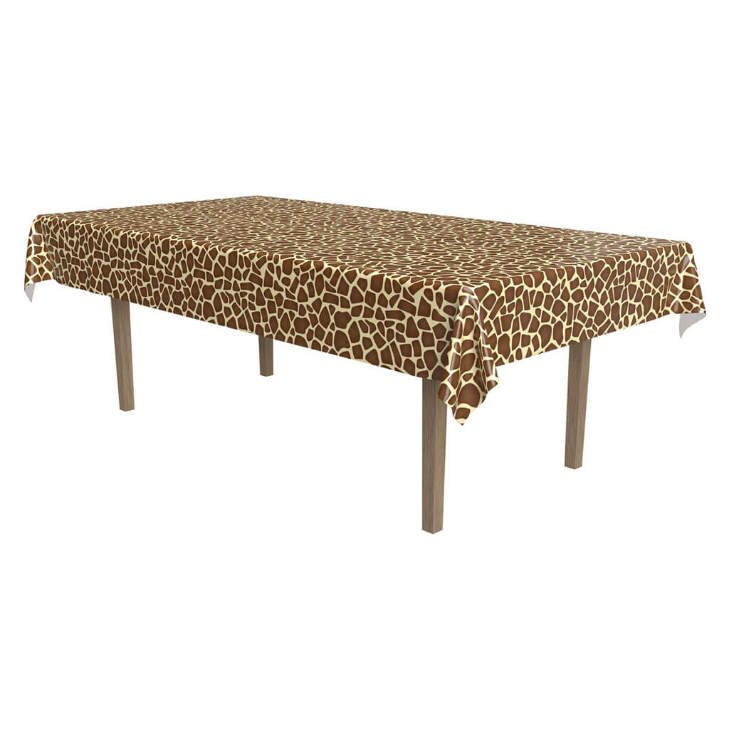 Giraffe Print Tablecover, 54in x 108in