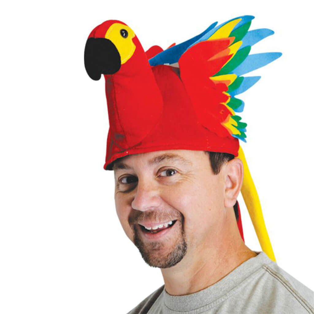 Plush Parrot Hat