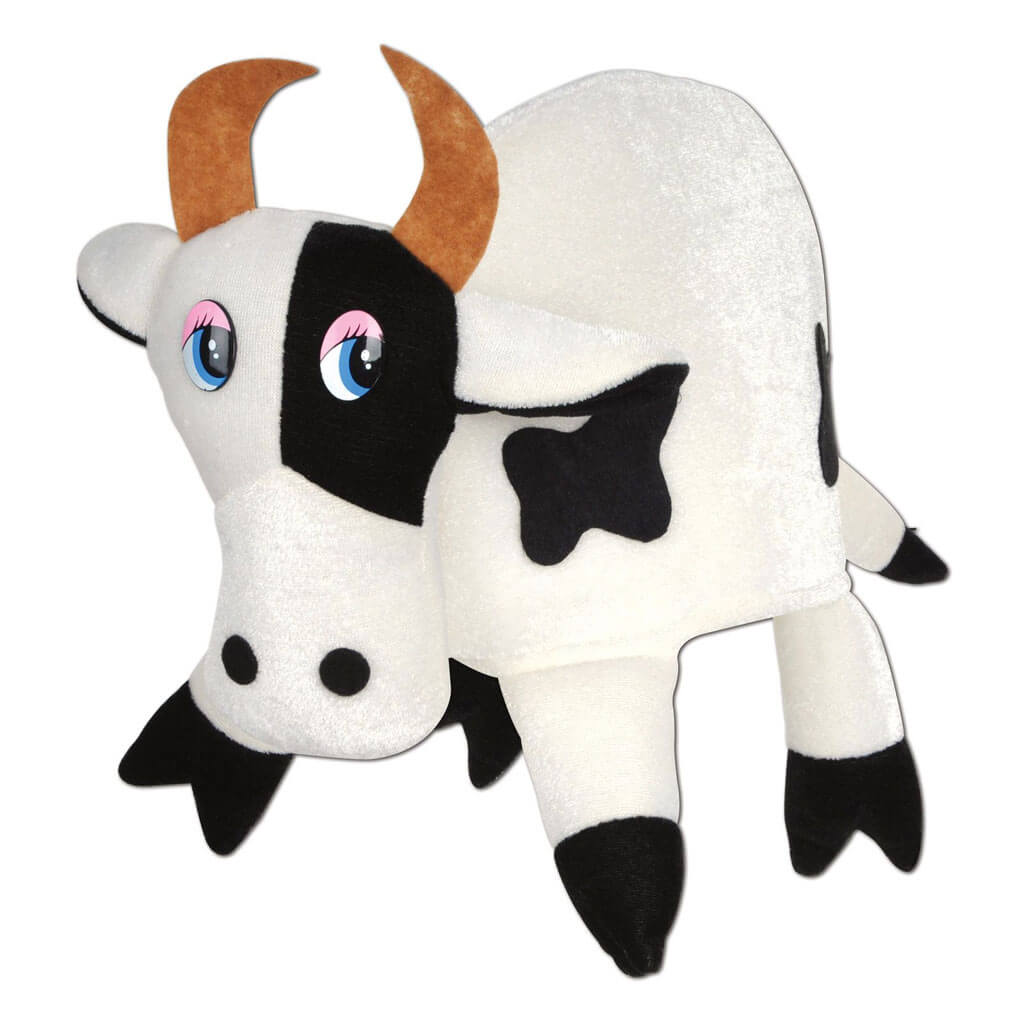 Plush Cow Hat