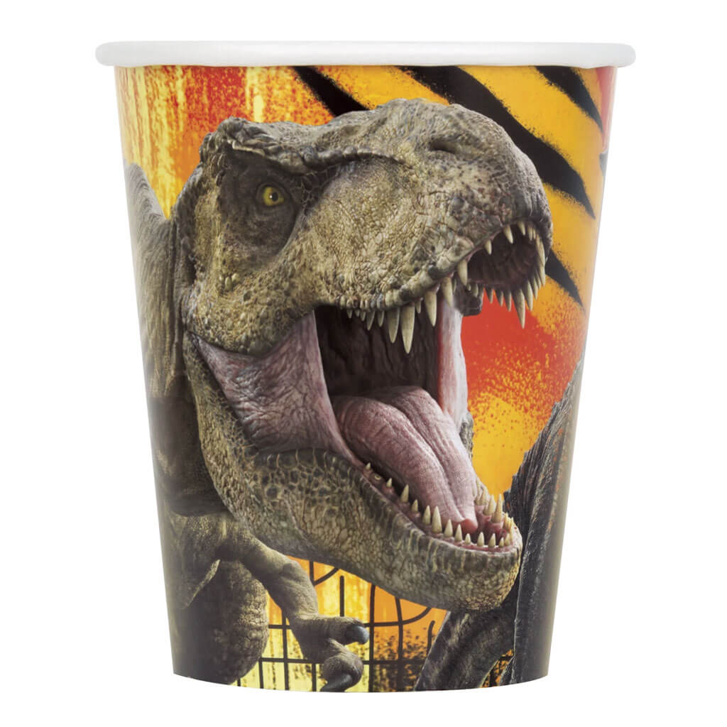 Jurassic World 3 Cup 9oz, 8ct