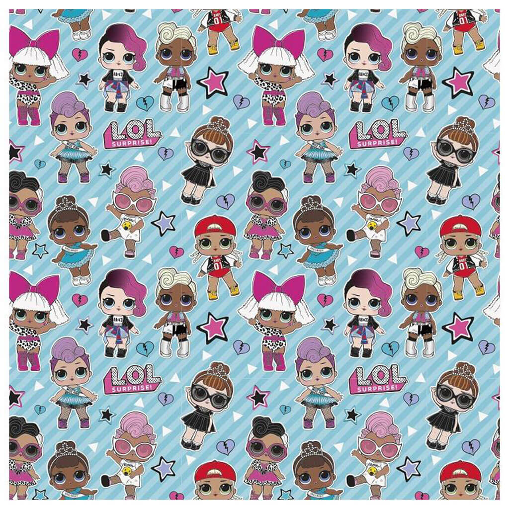 Lol Surprise Giftwrap, 30in x 5ft