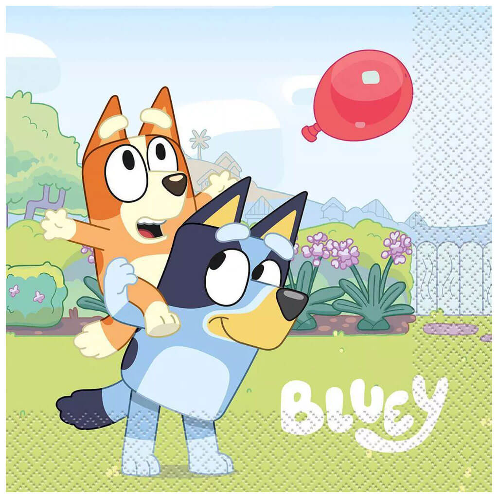 Bluey Lunch Napkin, 16ct