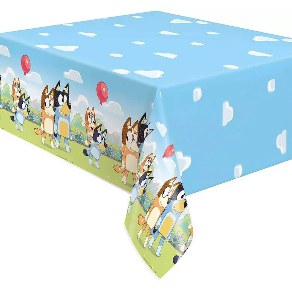 Bluey Plastic Tablecover, 54in x 84in