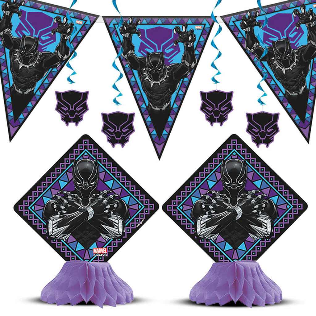 Black Panther Decor Kit, 7Pc