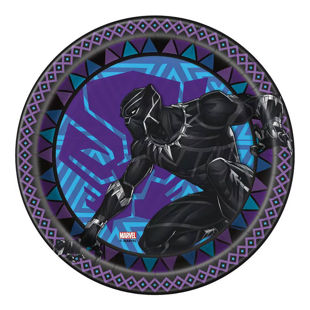 Black Panther Dessert Plate 7in, 8ct