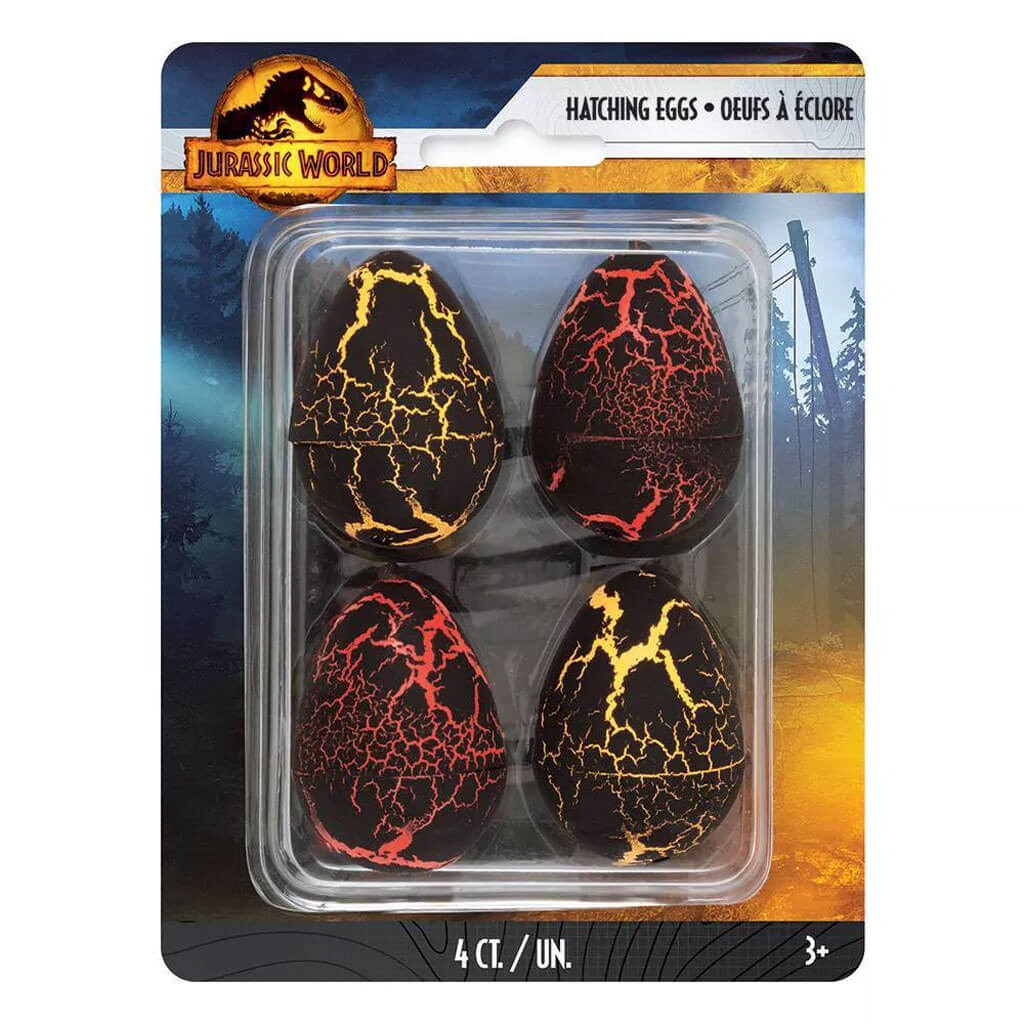 Jurassic World 3 Grow A Dino Egg, 4ct