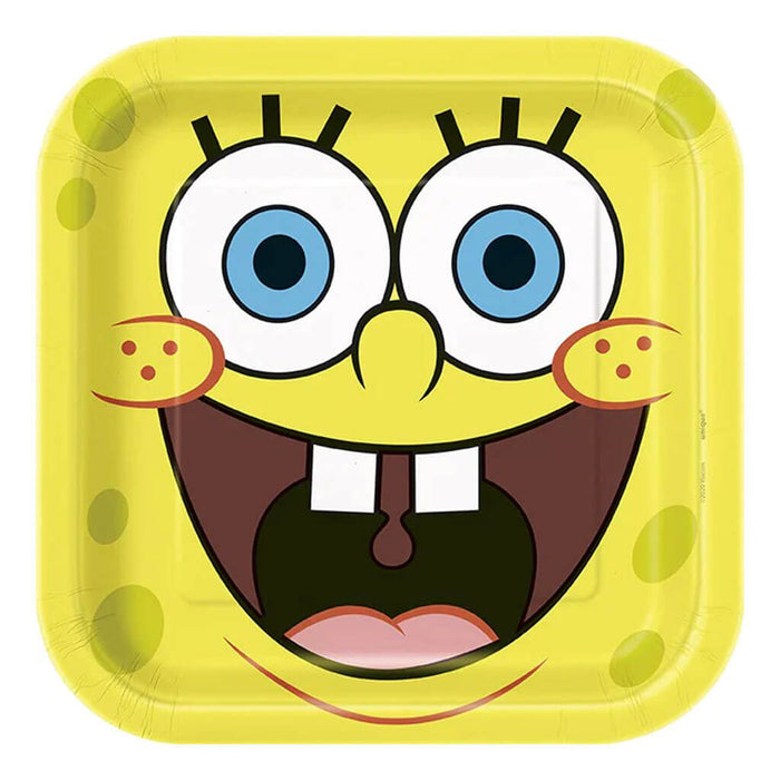 Spongebob Squarepants Dinner Plates 9in, 8ct