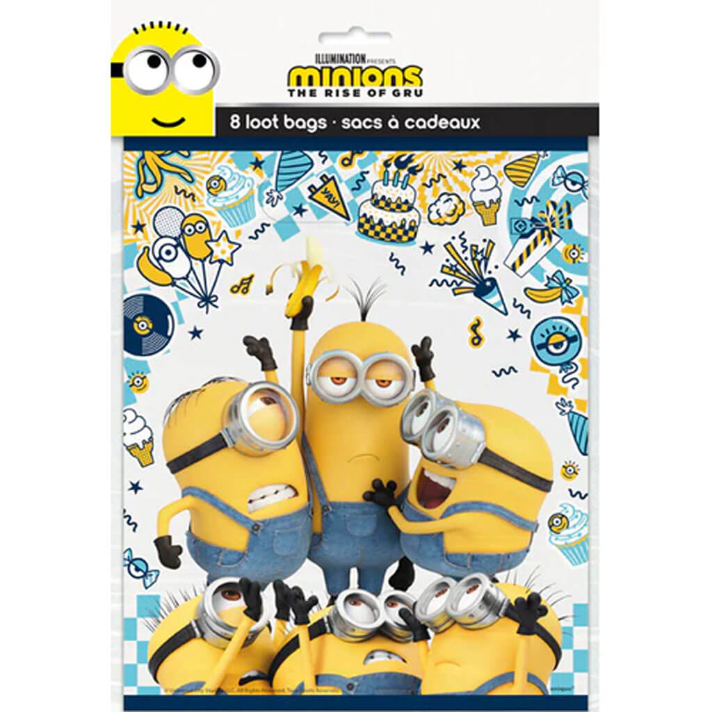 Despicable Me Minions Loot Bags 8ct