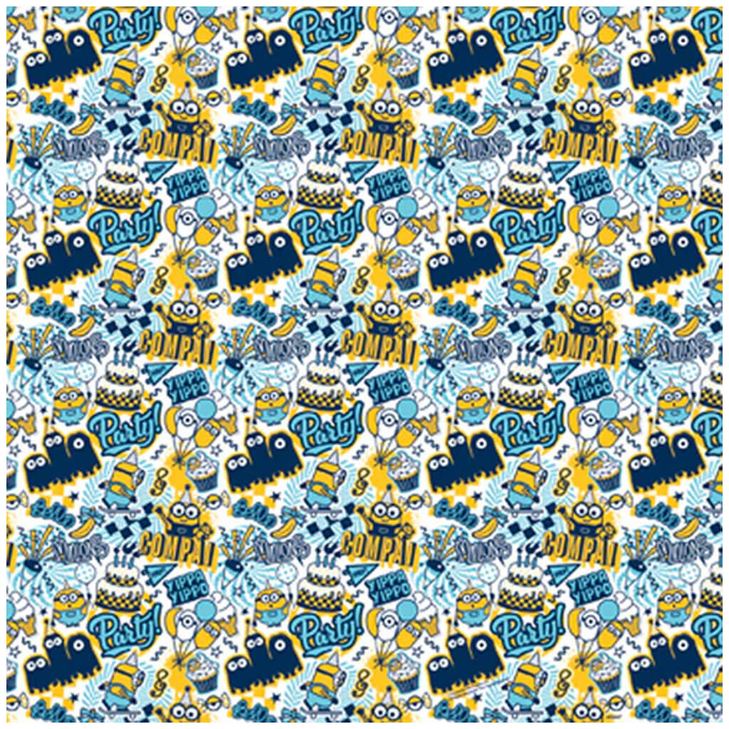 Minions Gift Wrap Roll 30in x 5ft