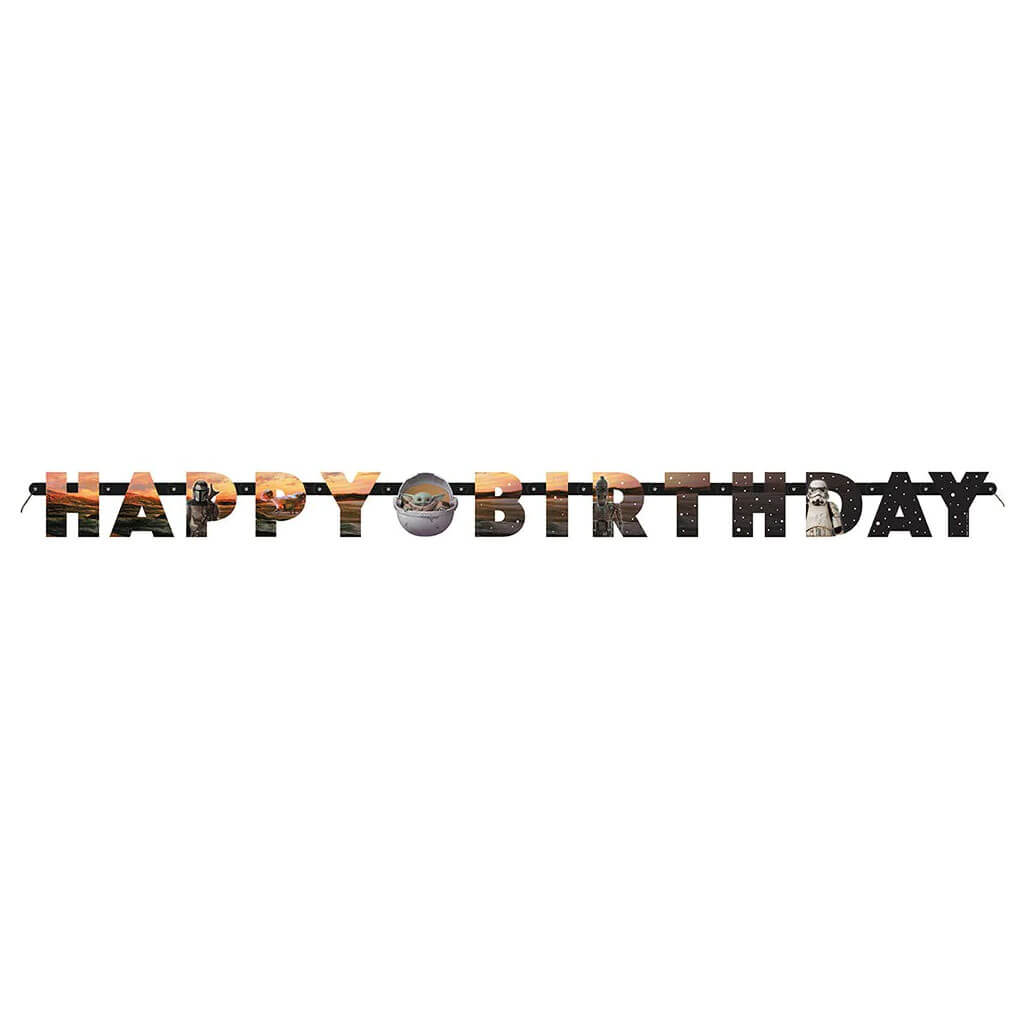 The Child Happy Birthday Jointed Letter Banner