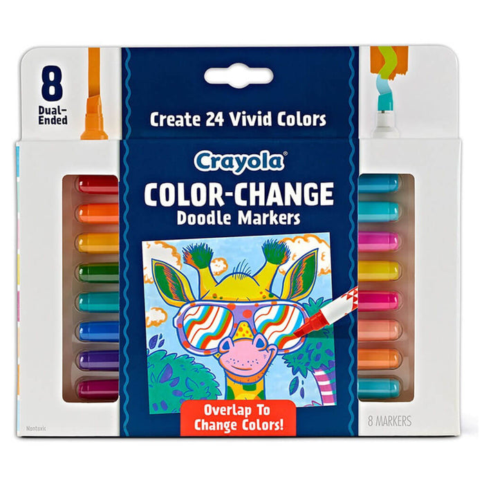 Crayola Doodle & Draw Color Change Doodle Markers 8pk