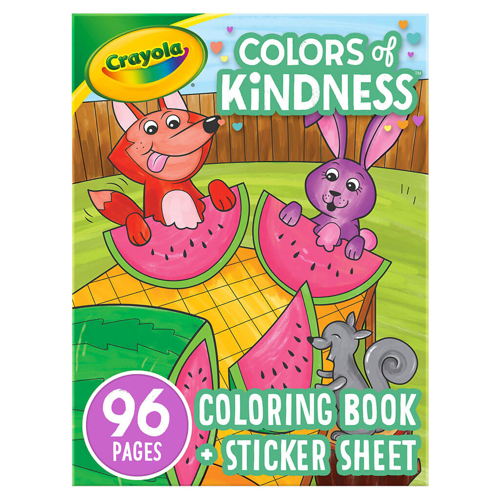 96-Page Coloring Book, Colors of Kindness