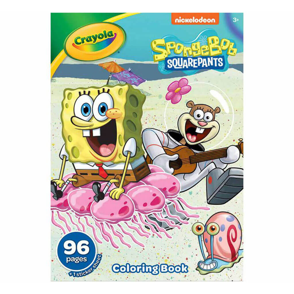 96-Page Coloring Book, SpongeBob