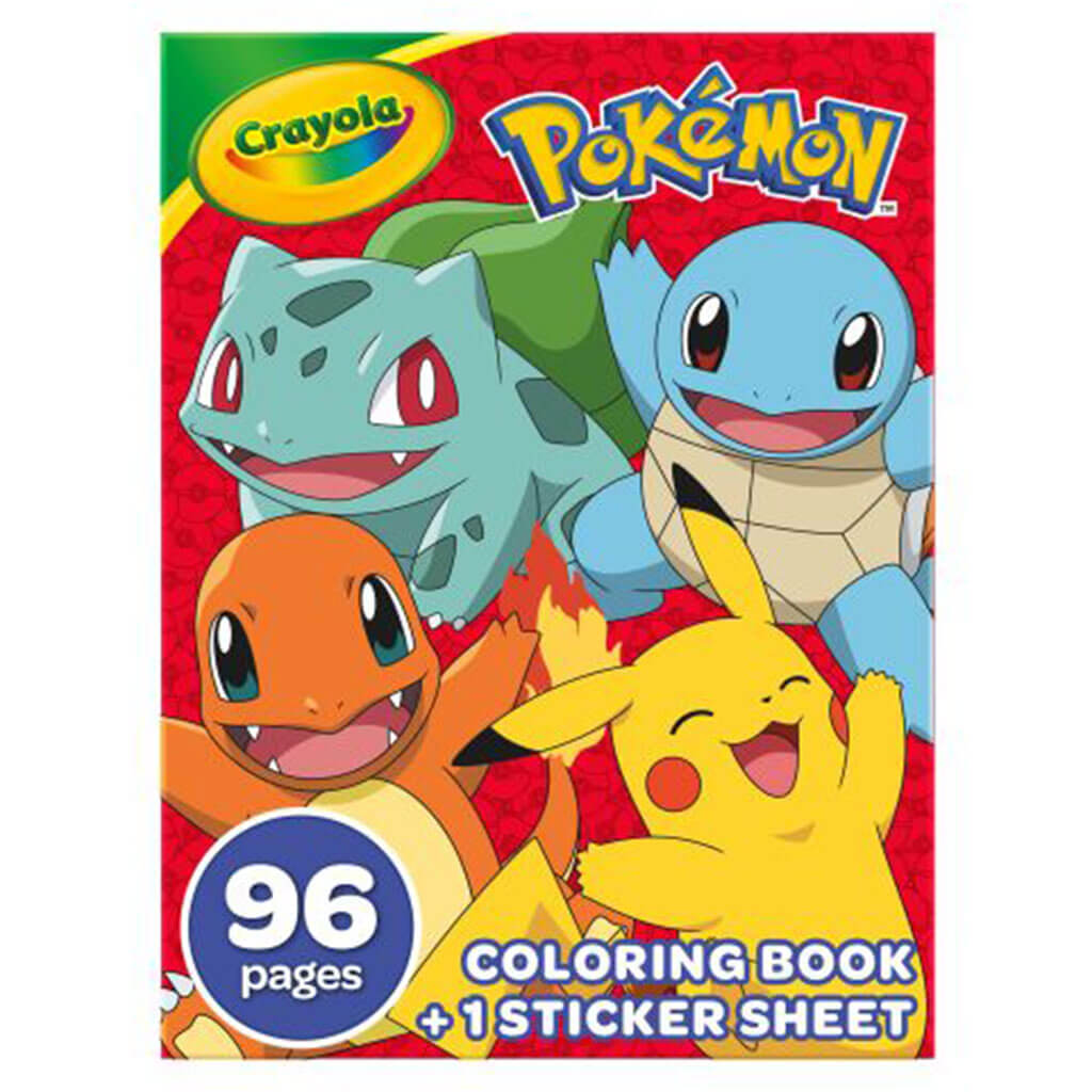 96-Page Coloring Book, Pokemon