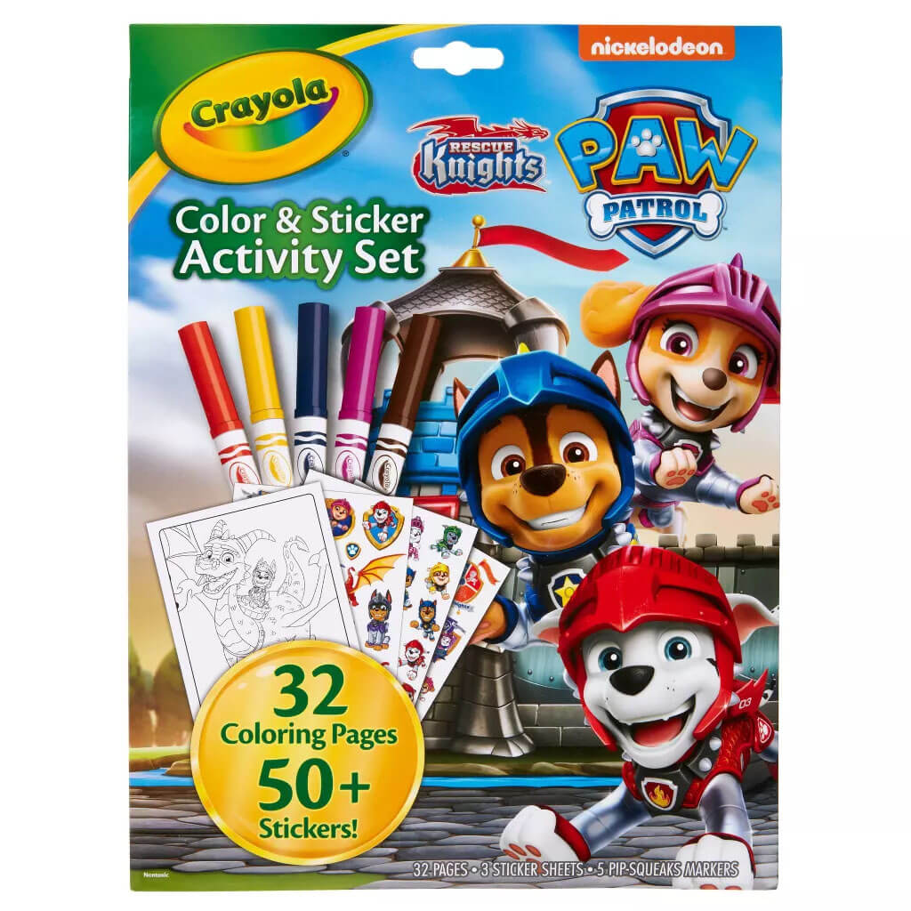 Crayola Paw Patrol Color &amp; Sticker Activity Set