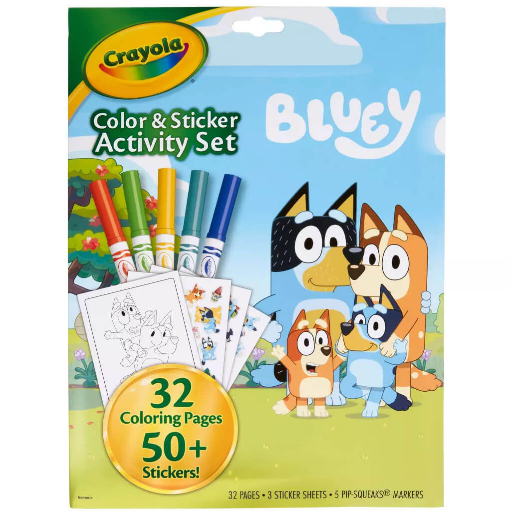 Crayola Bluey Color &amp; Sticker Activity Set