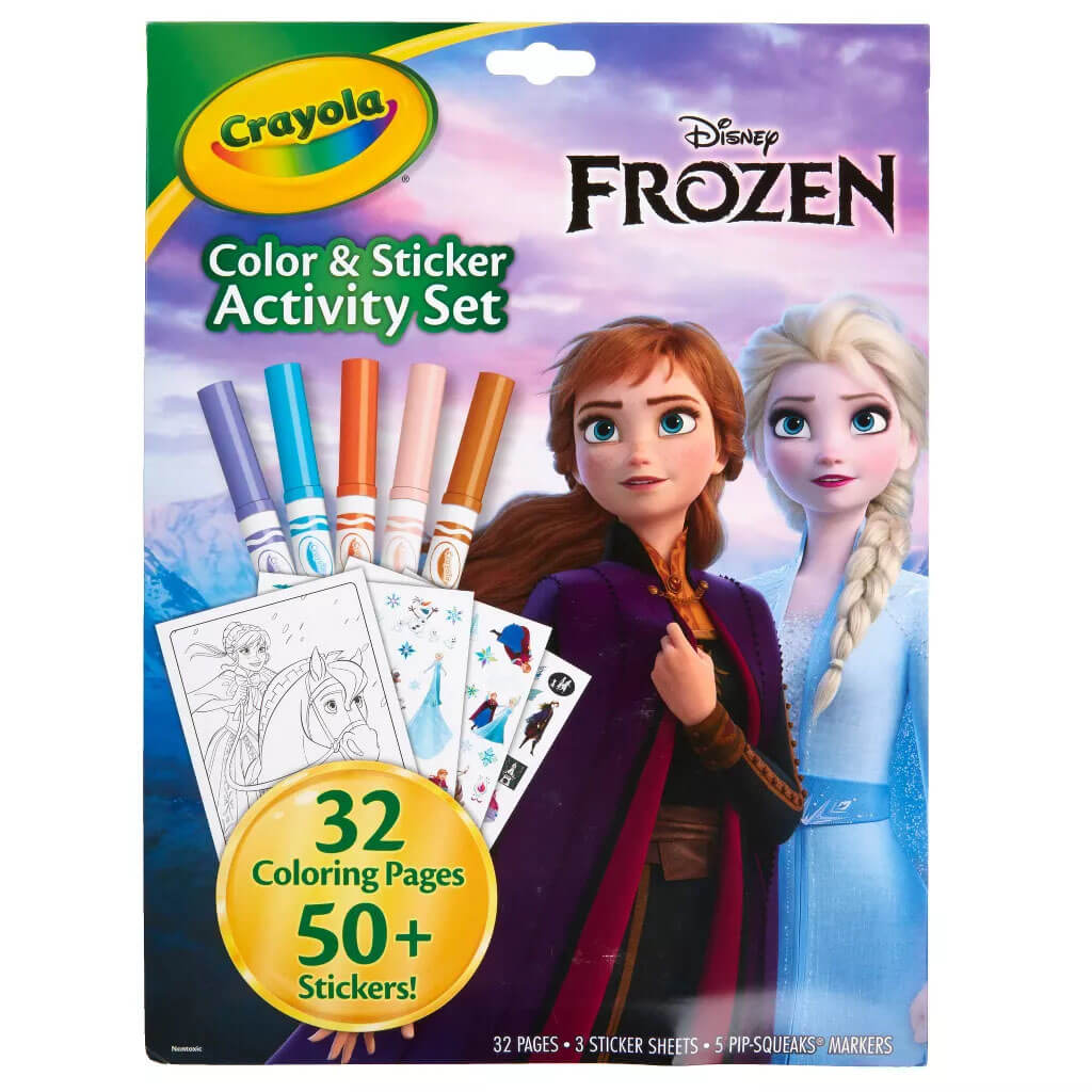 Crayola Frozen Color &amp; Sticker Activity Set