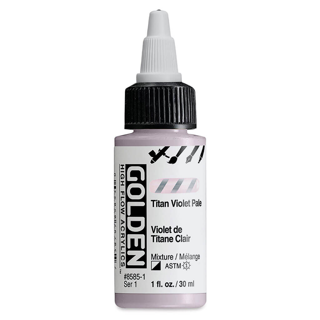 High Flow Acrylics 1oz Bottle Titan Violet Pale