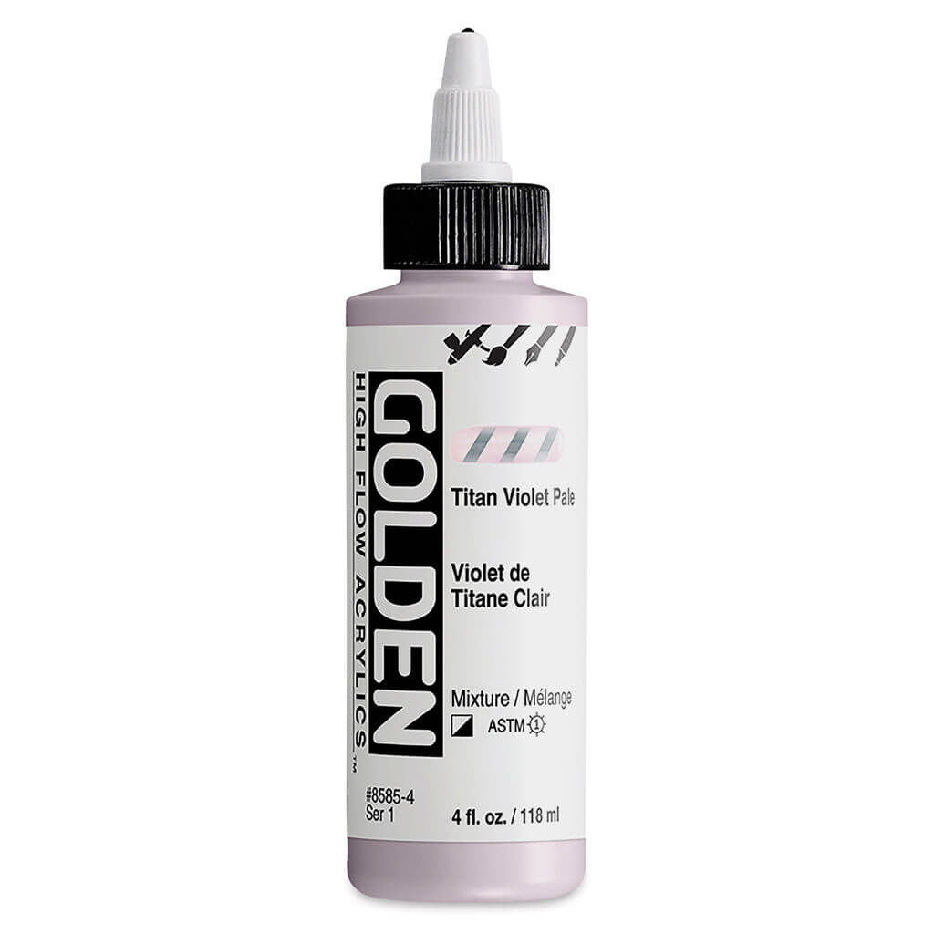 High Flow Acrylics 4oz Bottle Titan Violet Pale