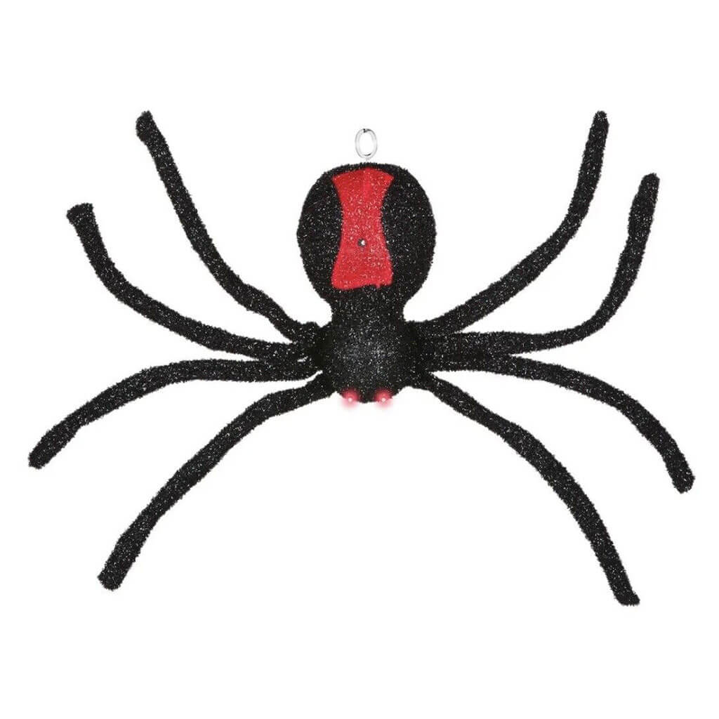 Black Widow Animated Dropping Spider Prop