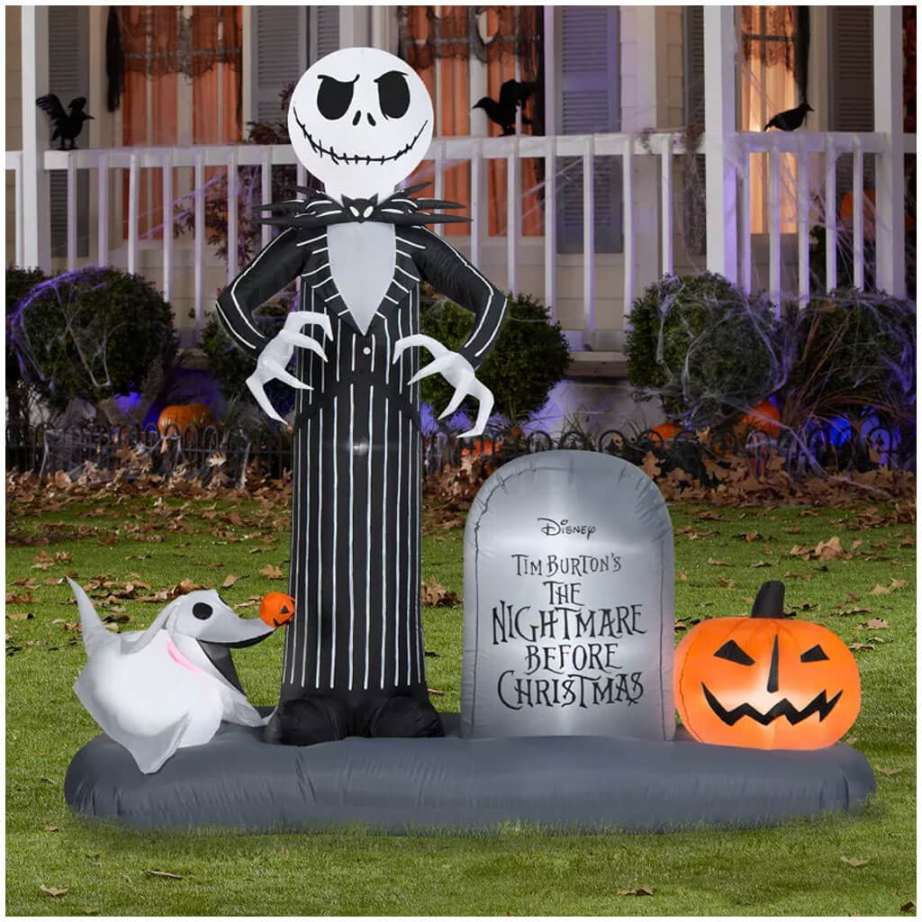 Airblown Inflatable Jack Skellington Halloween Town