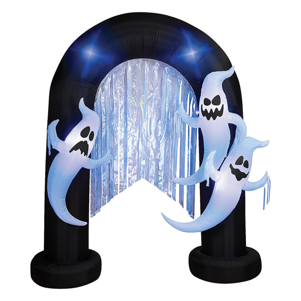 Airblown Inflatable Light Show Archway Ghosts, 96in