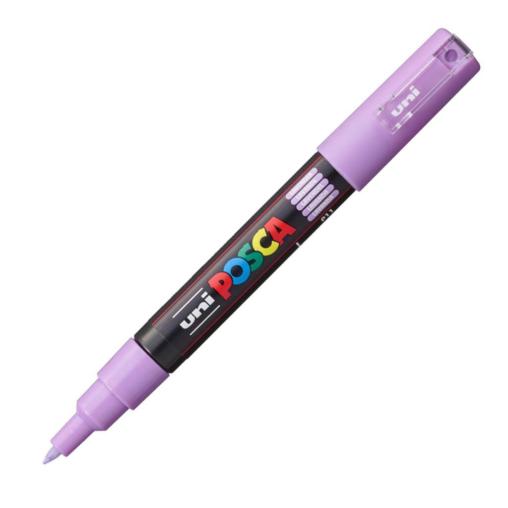 POSCA Paint Markers 1M Extra-Fine Bullet Lavender