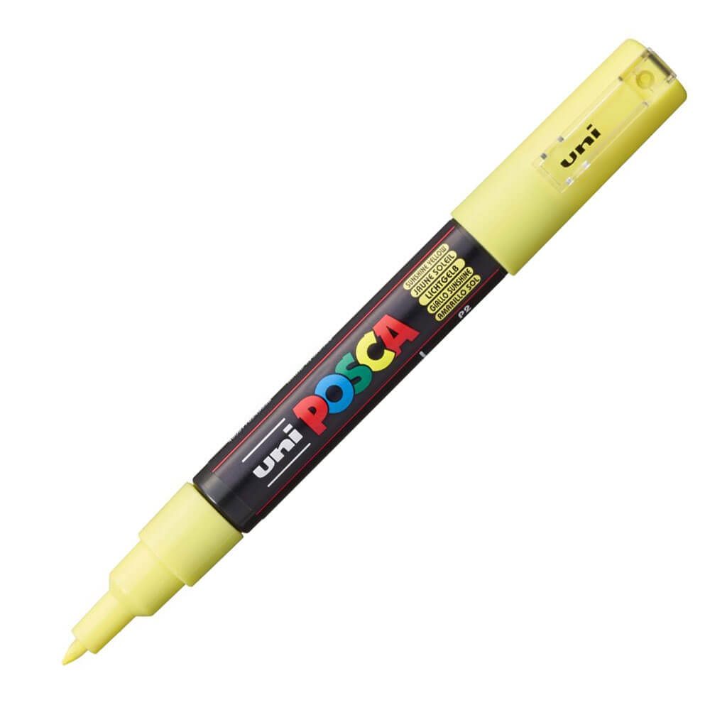 POSCA Paint Markers 1M Extra-Fine Bullet Sunshine Yellow