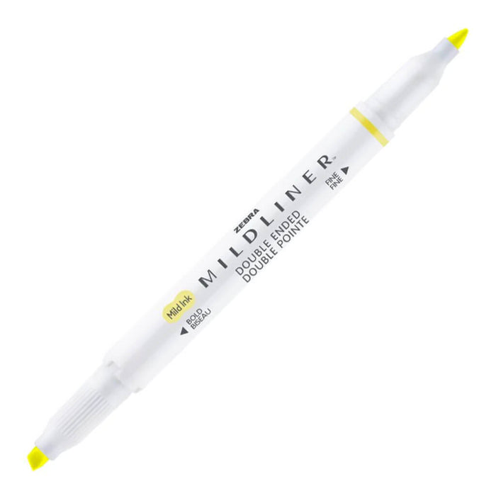 Mildliner Double-Ended Highlighters Sherbet Yellow