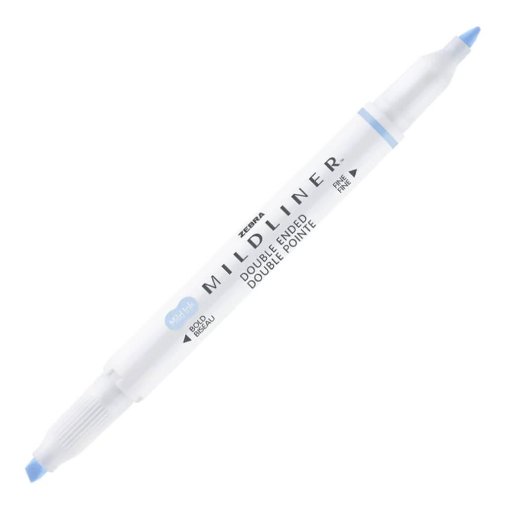 Mildliner Double-Ended Highlighters Soda Blue