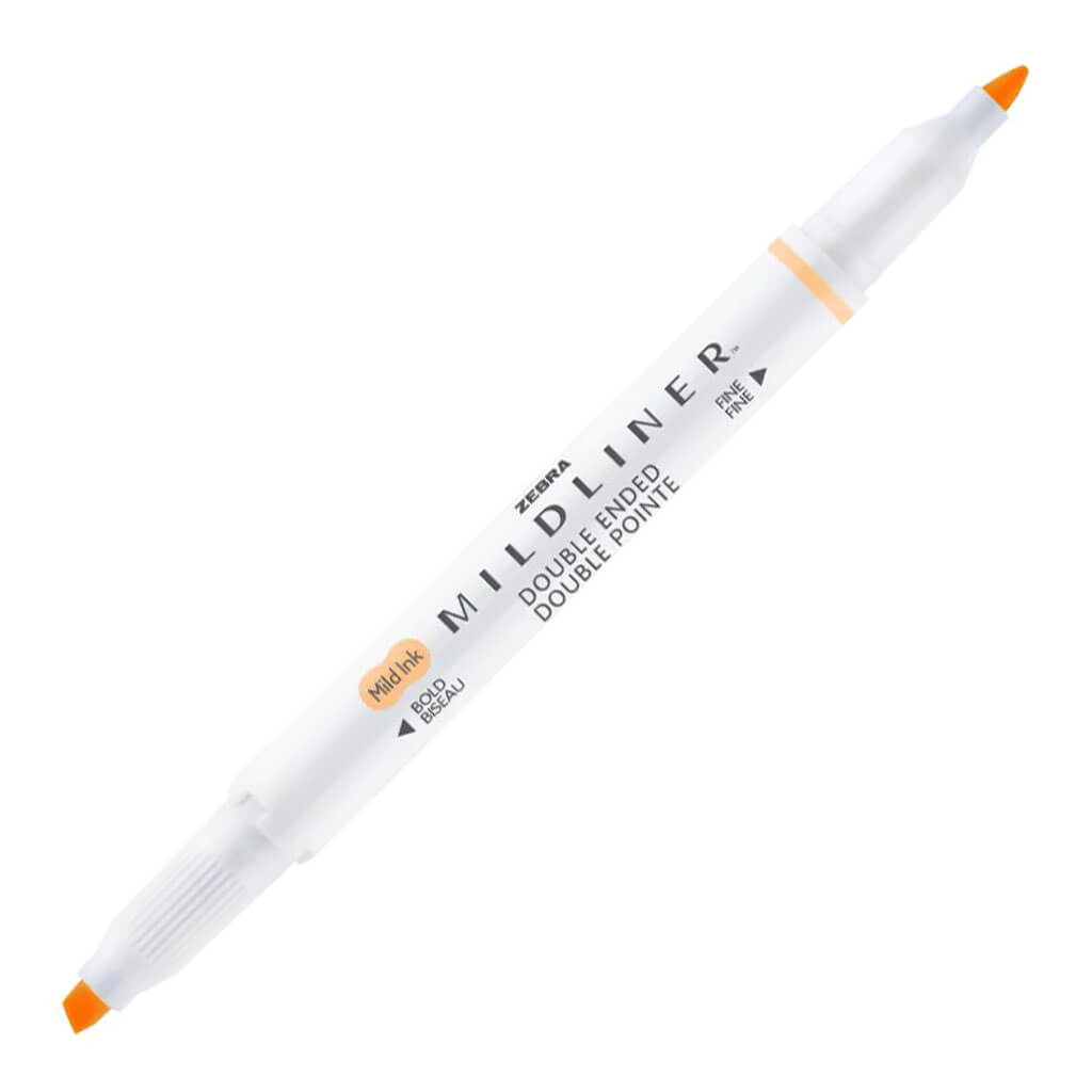 Mildliner Double-Ended Highlighters Honey Orange