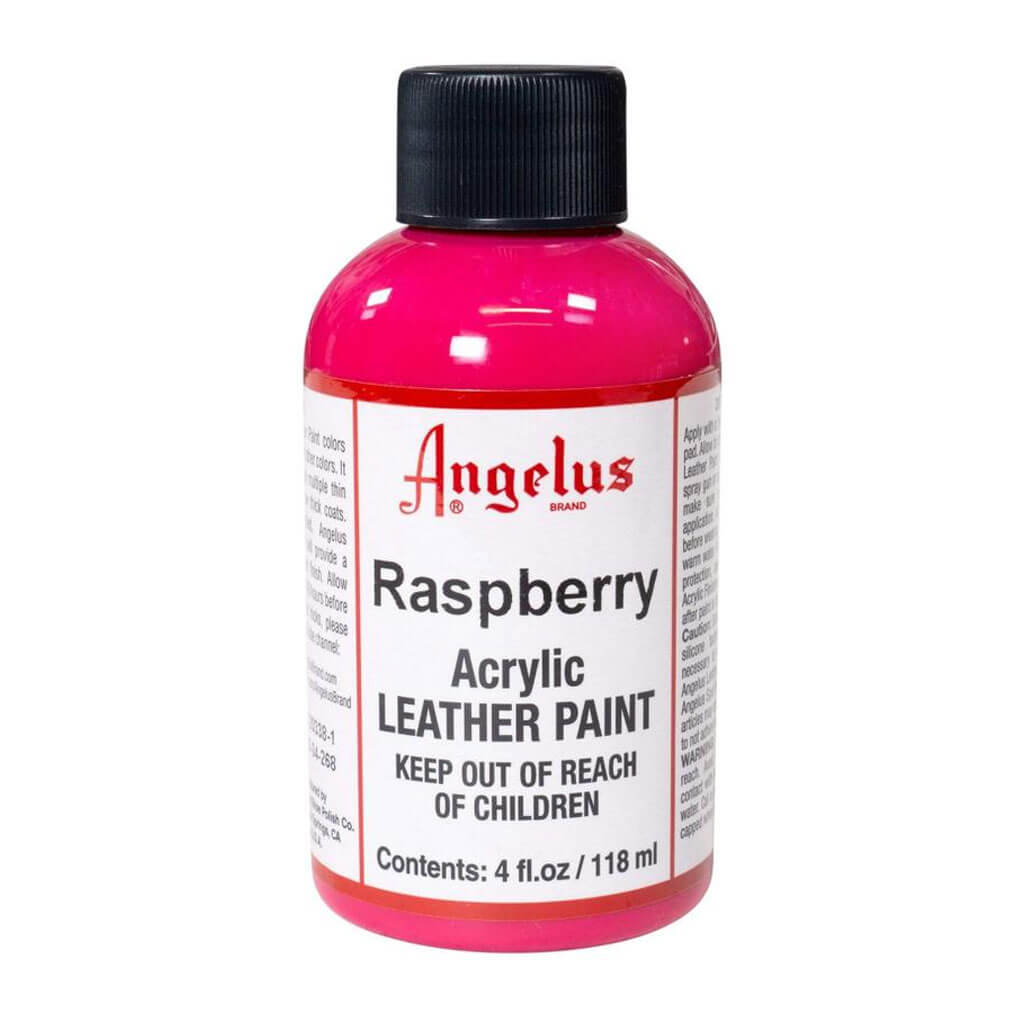 Acrylic Leather Paint 4oz Raspberry