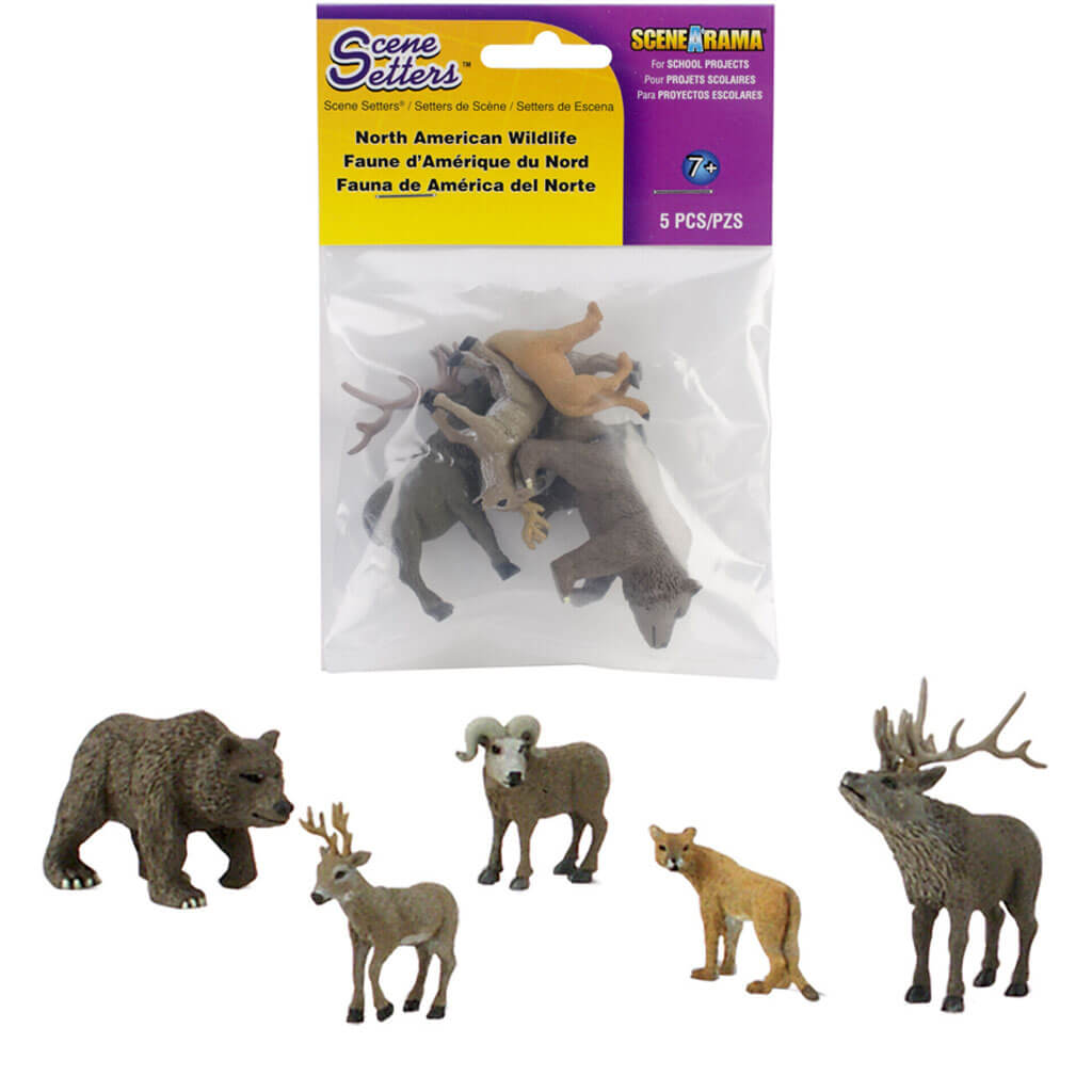 Woodland Scenics North American Wildlife Figures