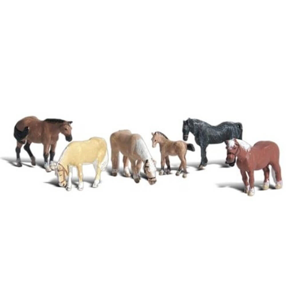 Woodland Scenics Farm Horses HO Scale