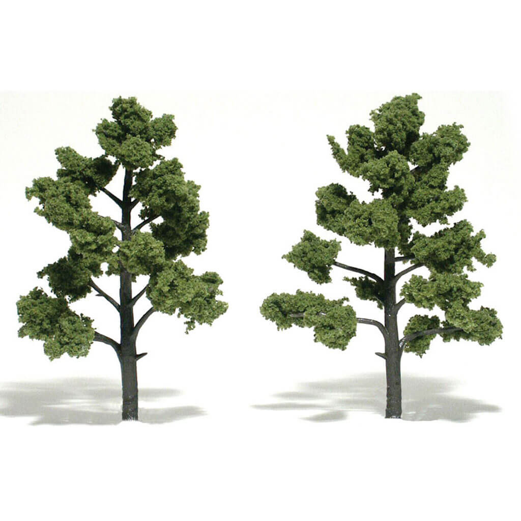 Woodland Scenics &quot;Realistic Trees&quot; 5 to 6in Set of 3 Light Green