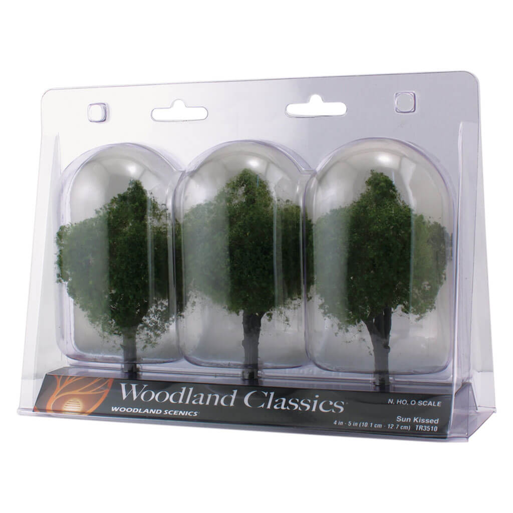 Woodland Scenics Sun Kissed Ready Made Trees  4 to 5in