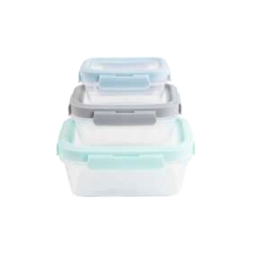 Rectangle Storage Containers Set of 3, 10oz/23oz/47oz