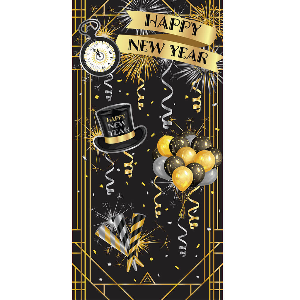 New Year&#39;s Selfie Backdrop, 2.5in x 5ft