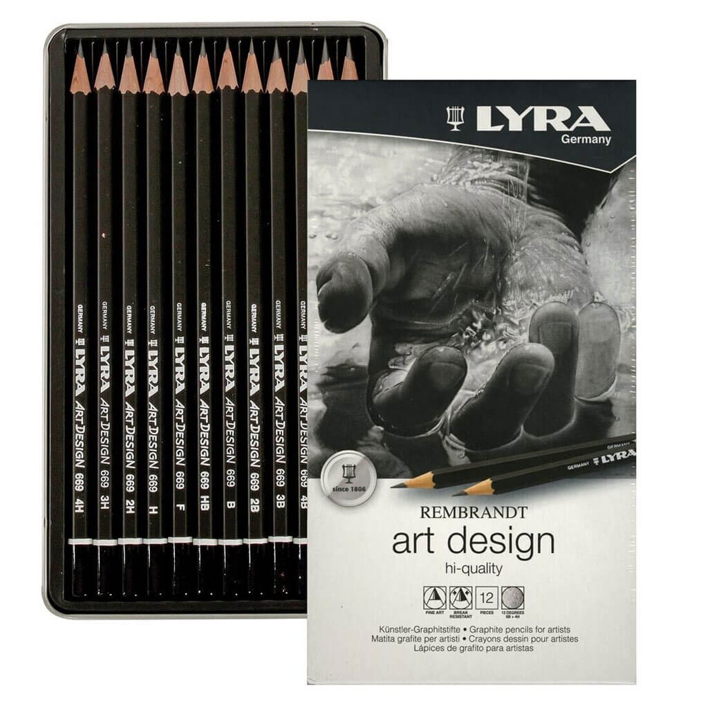 Lyra Rembrandt Art Design Pencils Set of 12