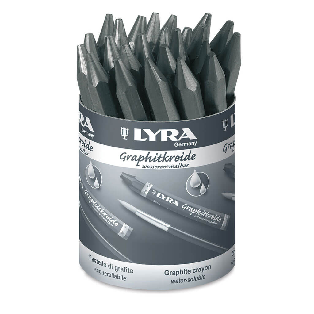 Lyra Watersoluble Graphite Crayon Classroom Set of 24