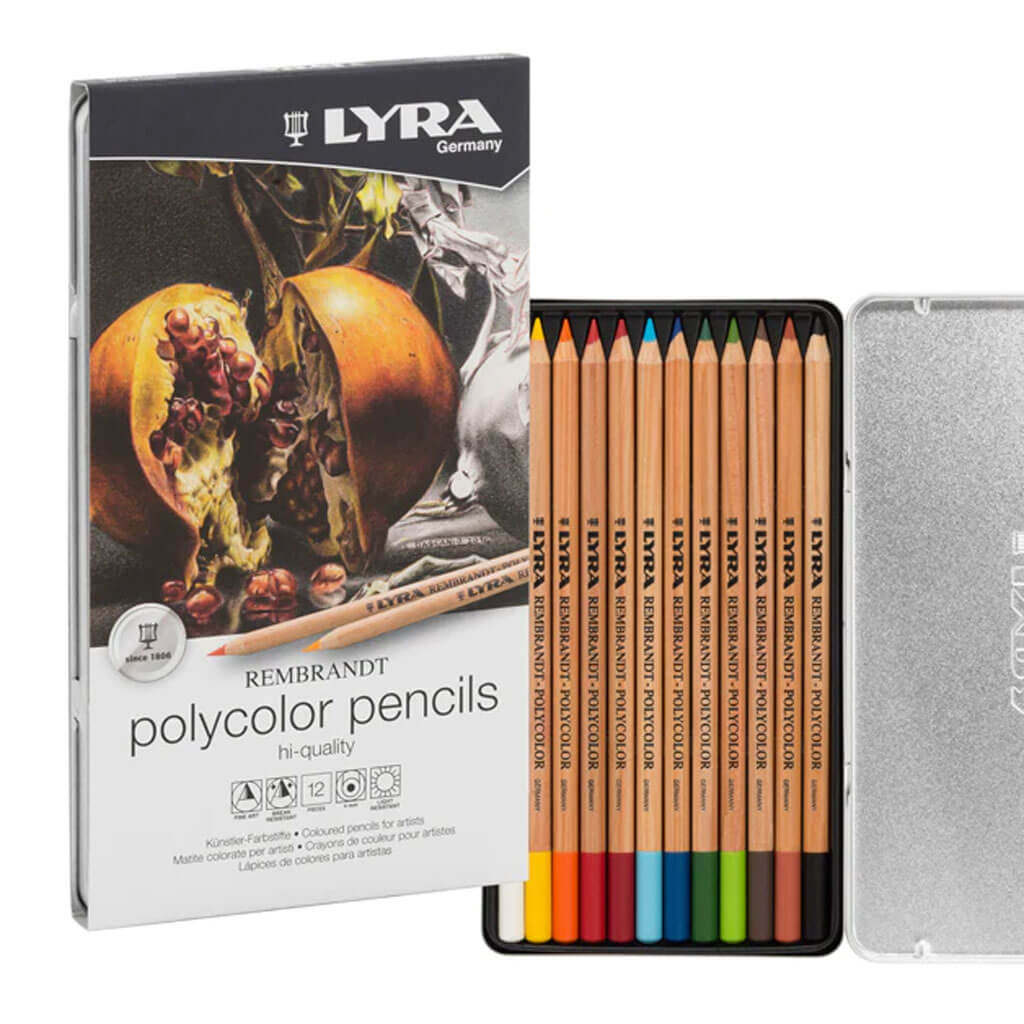 Rembrandt Polycolor Colored Pencil Set of 12