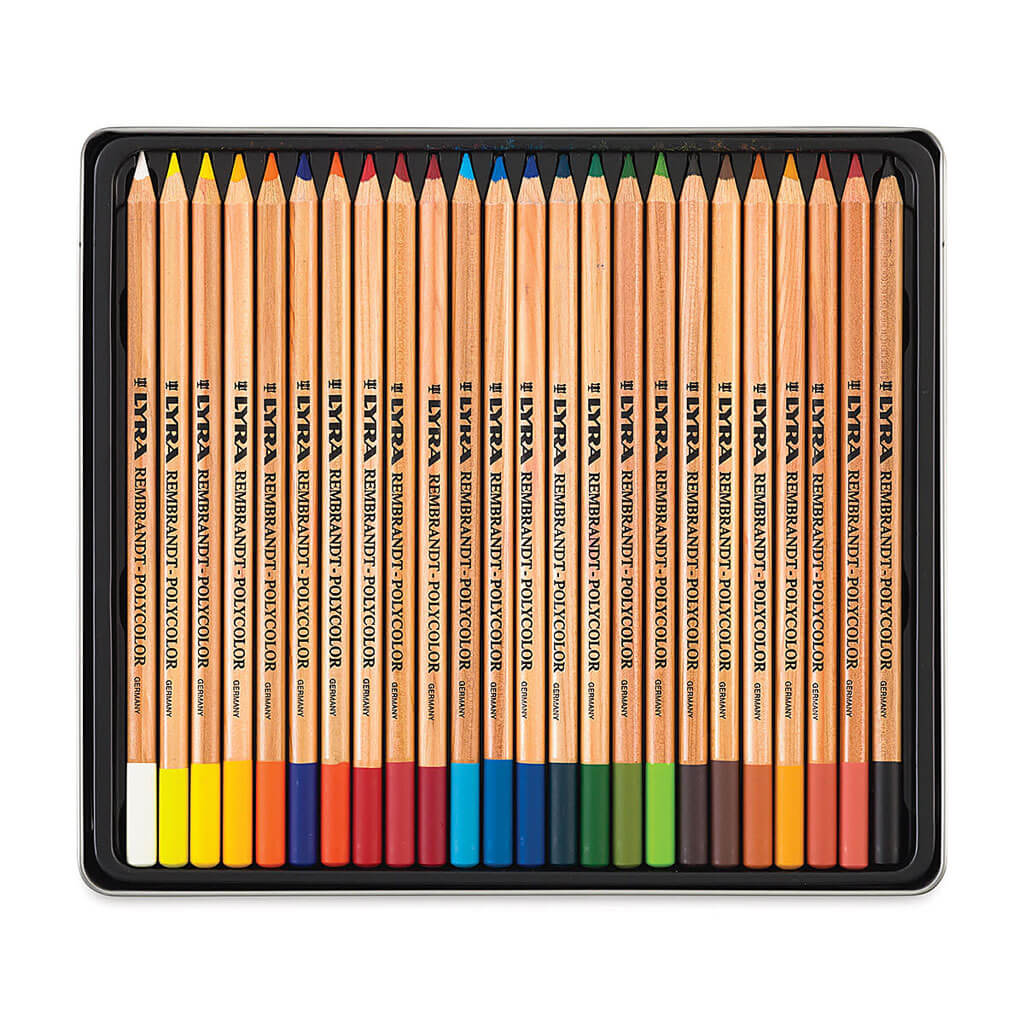 Rembrandt Polycolor Colored Pencil Set of 24