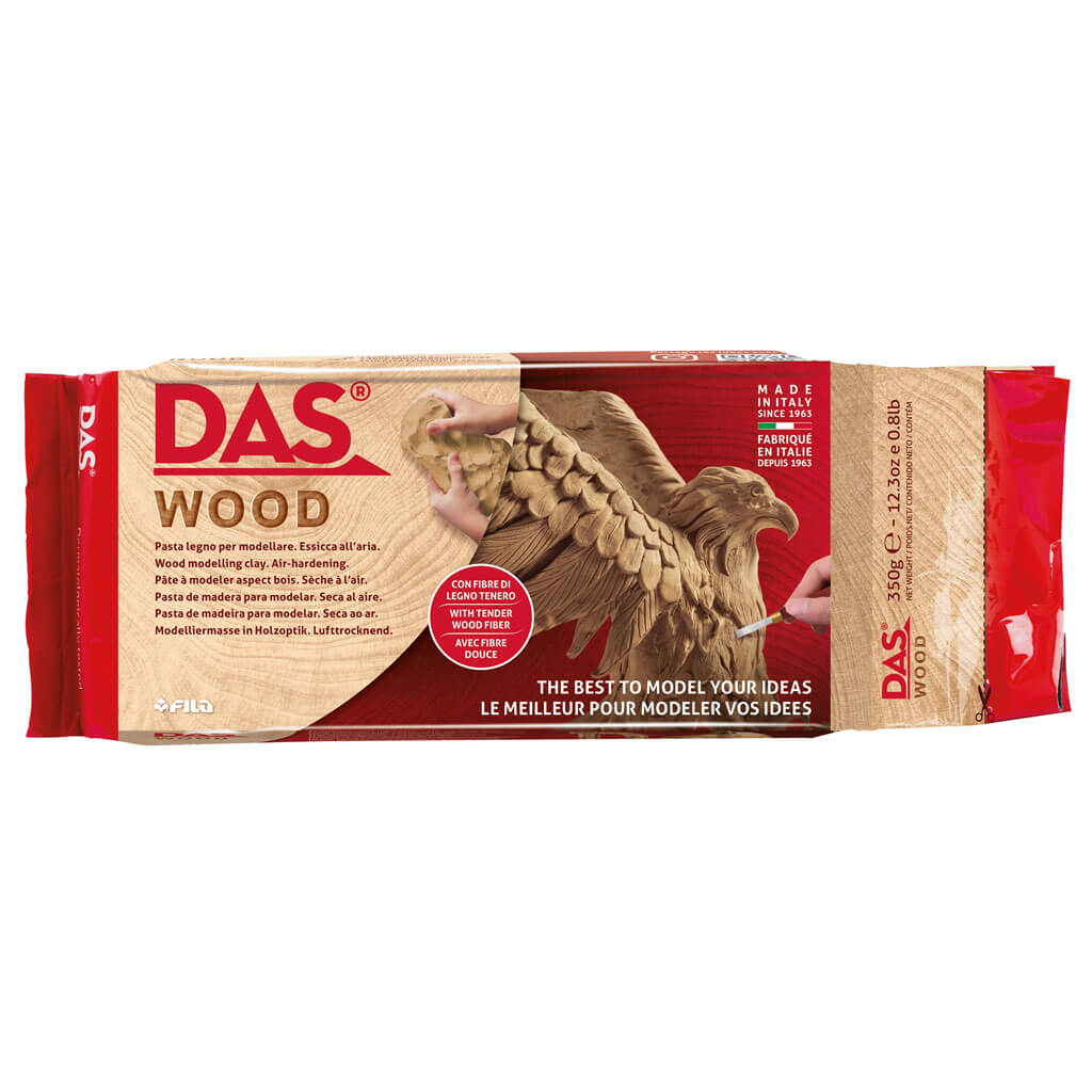 Das Air Hardening Clay .8lbs Wood