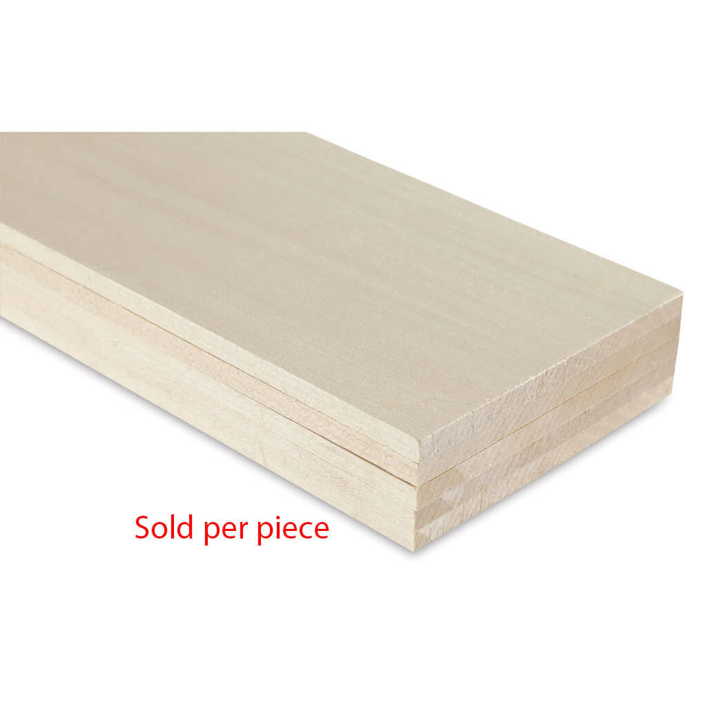 Midwest Products 5006 Basswood Sheet 1/4" x 4" x 36"
